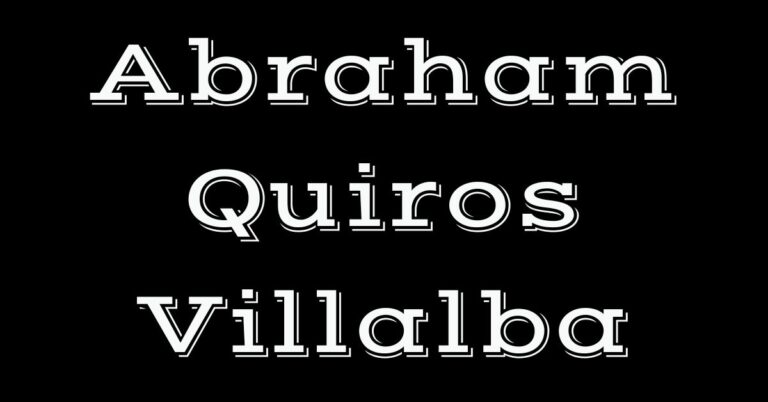 Abraham Quiros Villalba